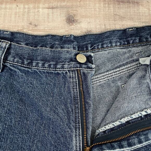 Wrangler Jeans Men's 38 x 30 (37x30) Carpenter Baggy Loose Retro Distressed - Picture 6 of 14